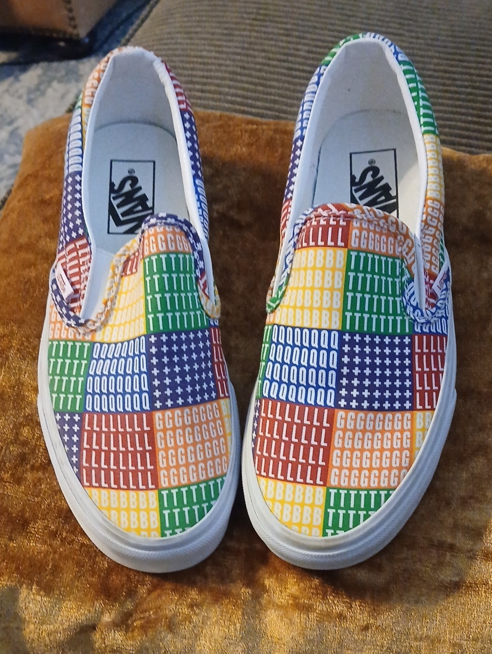 Vans Multicolor Patchwork Slip-On Sneakers